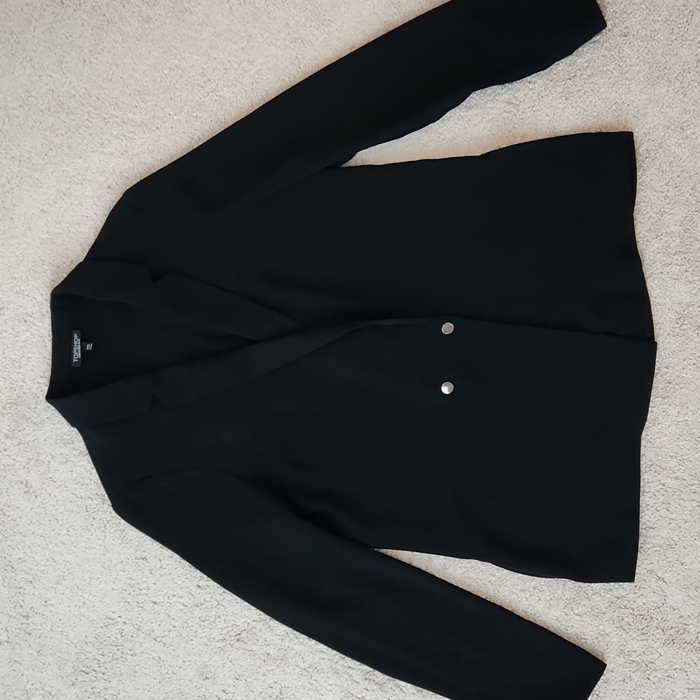 Topshop lightweight black blazer 2